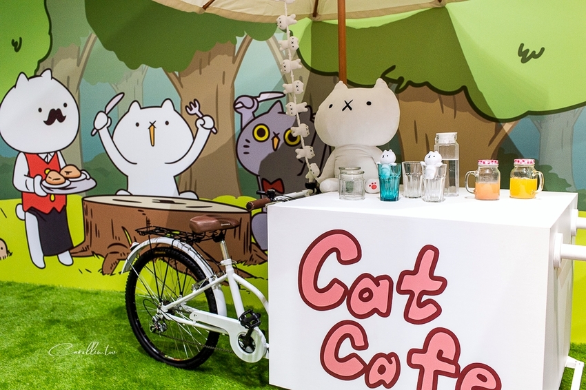 反應過激的貓 三周年特展 - Line人氣貼圖 吾輩は猫です - 卡琳。摸魚兒趣