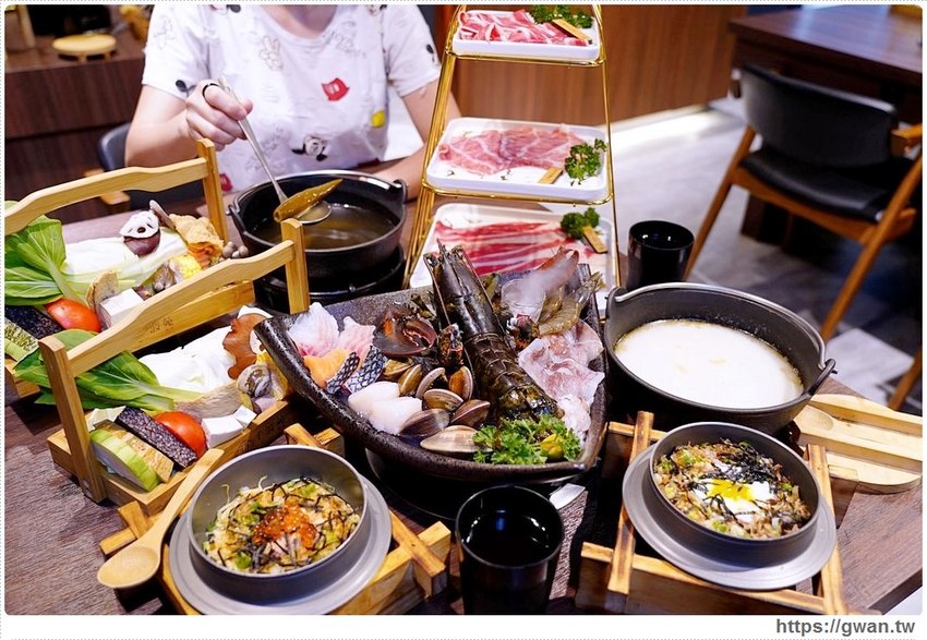 台中首見漂浮松阪豬就在千波苑鍋物，火鍋270元起還可免費停車