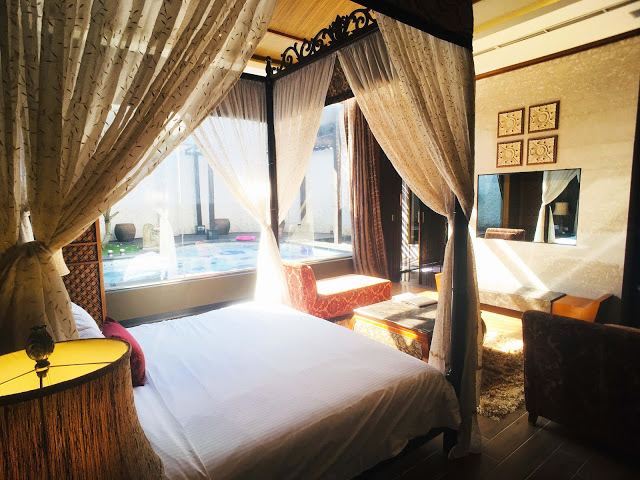 [中壢住宿] 摩斯時尚汽車旅館｜隱身靜謐住宅區的時尚Villa，平價享有豪宅裝潢、游泳池、KTV、按摩浴缸、黃金雨、蒸氣浴等奢侈享受！