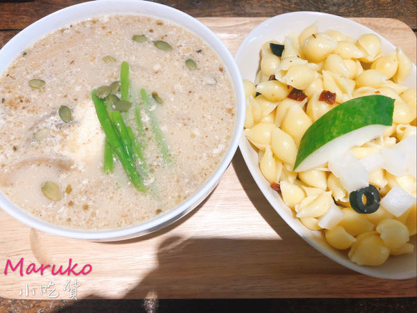 《家。溫度 湯專賣店》永和樂華夜市附近美食。頂溪捷運站。美味濃湯 X 燉湯 X 貝殼麵 X 佛卡夏麵包 X 沙拉 2019.07.09 再訪更新 ~