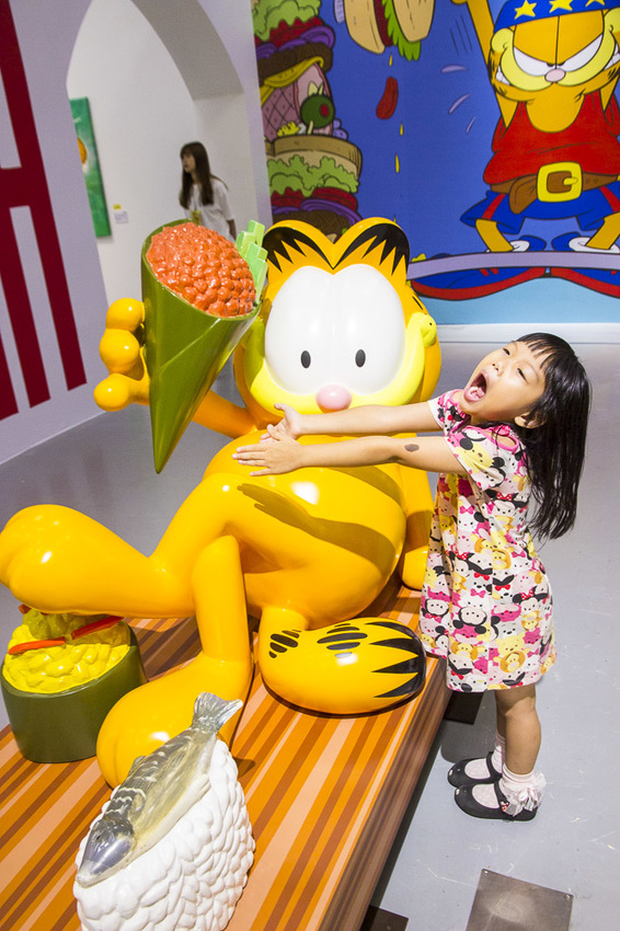 【台北展覽】加菲貓40周年特展～慵懶成性、愛吃有理的胖橘貓，20個萌萌立體加菲貓等你來拍