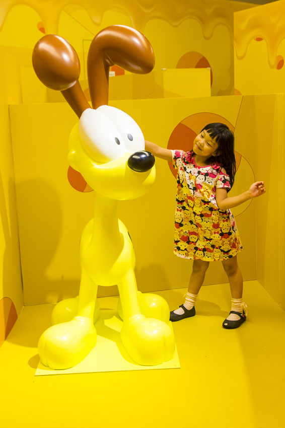 【台北展覽】加菲貓40周年特展～慵懶成性、愛吃有理的胖橘貓，20個萌萌立體加菲貓等你來拍