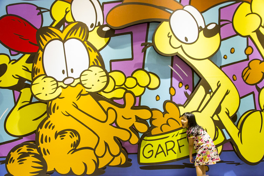 【台北展覽】加菲貓40周年特展～慵懶成性、愛吃有理的胖橘貓，20個萌萌立體加菲貓等你來拍