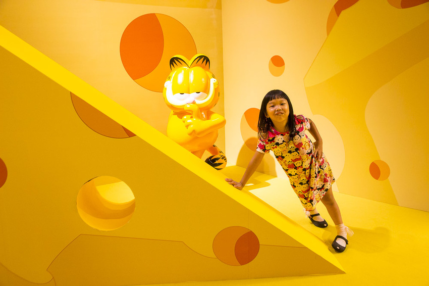 【台北展覽】加菲貓40周年特展～慵懶成性、愛吃有理的胖橘貓，20個萌萌立體加菲貓等你來拍