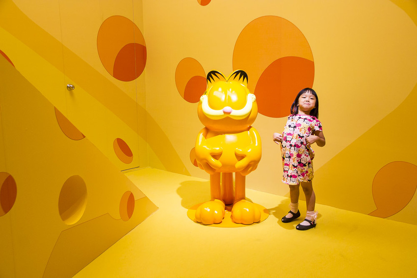 【台北展覽】加菲貓40周年特展～慵懶成性、愛吃有理的胖橘貓，20個萌萌立體加菲貓等你來拍