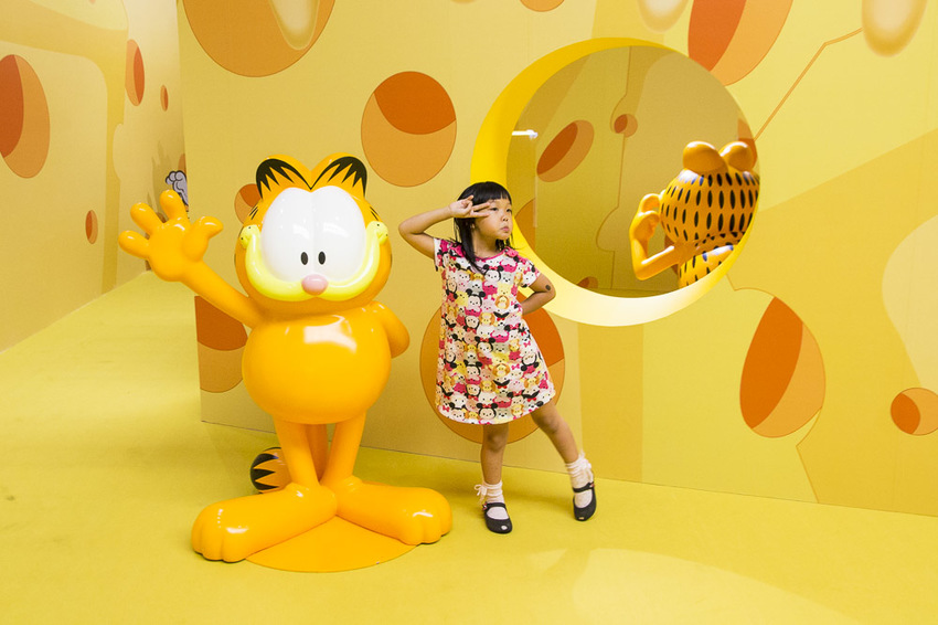 【台北展覽】加菲貓40周年特展～慵懶成性、愛吃有理的胖橘貓，20個萌萌立體加菲貓等你來拍