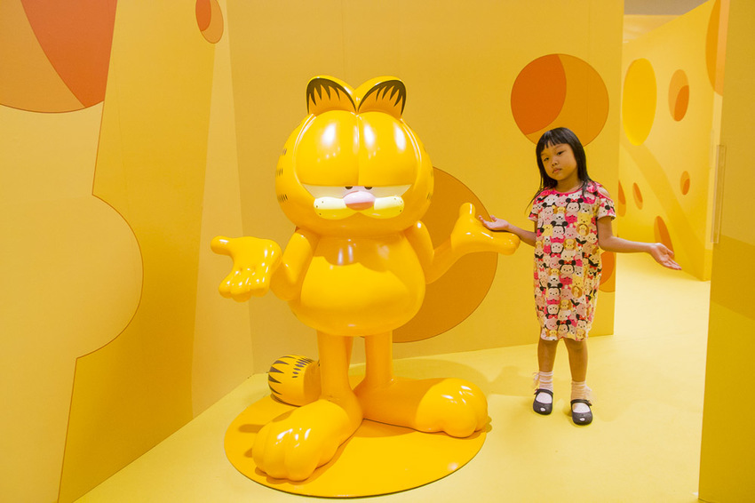 【台北展覽】加菲貓40周年特展～慵懶成性、愛吃有理的胖橘貓，20個萌萌立體加菲貓等你來拍