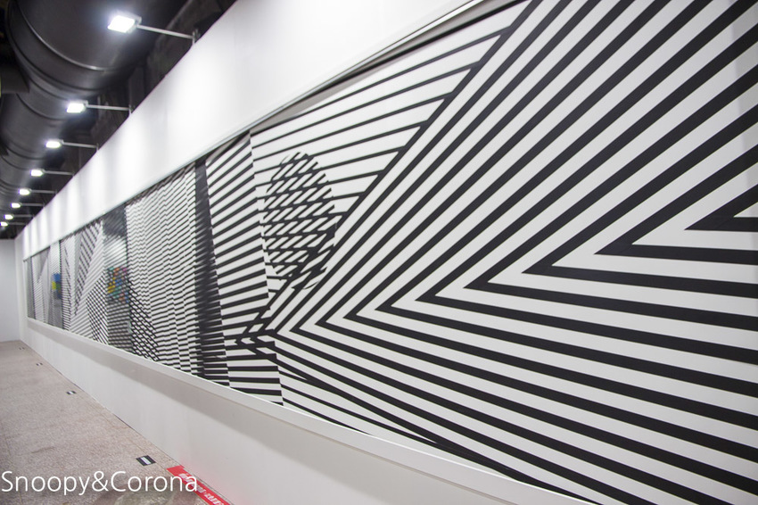 【台北展覽】聚膠行動 #TapeArt 全球首展～用膠帶貼出藝術，從平面畫作至立體空間，還有炫麗的夜視長廊