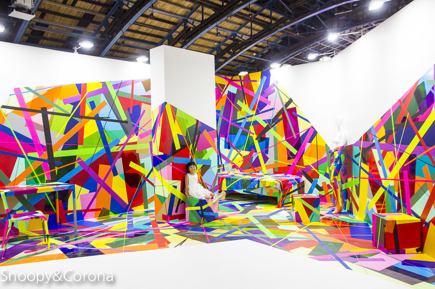 【台北展覽】聚膠行動 #TapeArt 全球首展～用膠帶貼出藝術，從平面畫作至立體空間，還有炫麗的夜視長廊