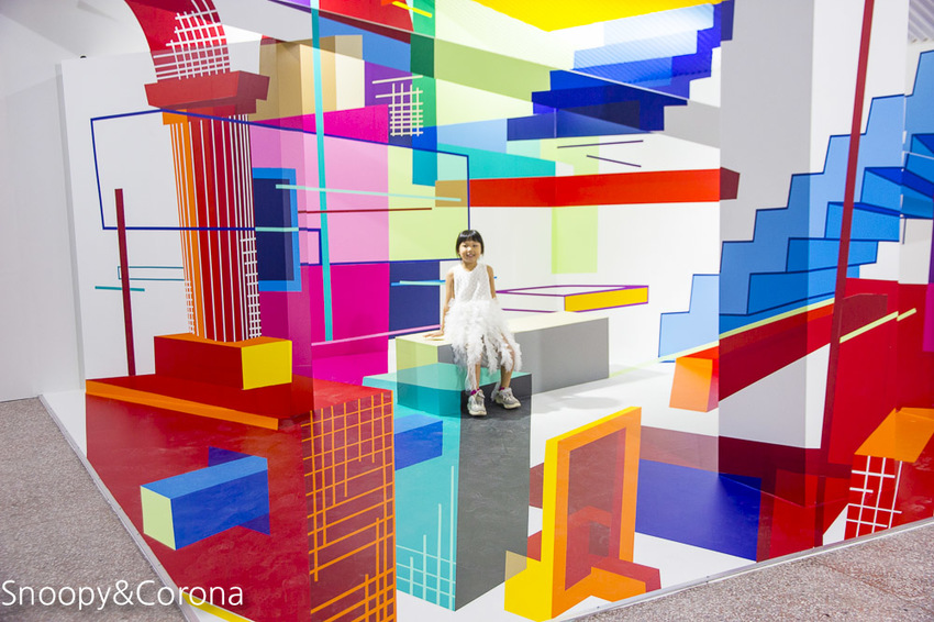 【台北展覽】聚膠行動 #TapeArt 全球首展～用膠帶貼出藝術，從平面畫作至立體空間，還有炫麗的夜視長廊