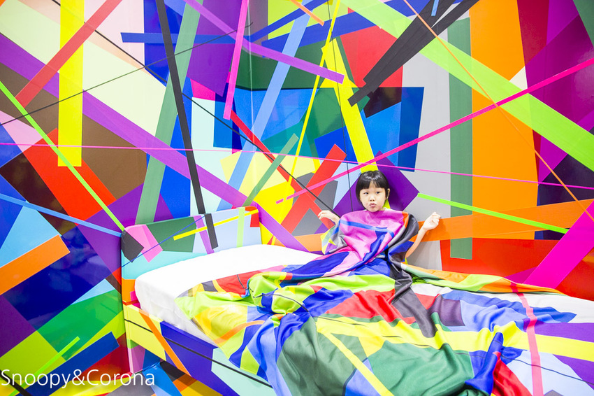 【台北展覽】聚膠行動 #TapeArt 全球首展～用膠帶貼出藝術，從平面畫作至立體空間，還有炫麗的夜視長廊