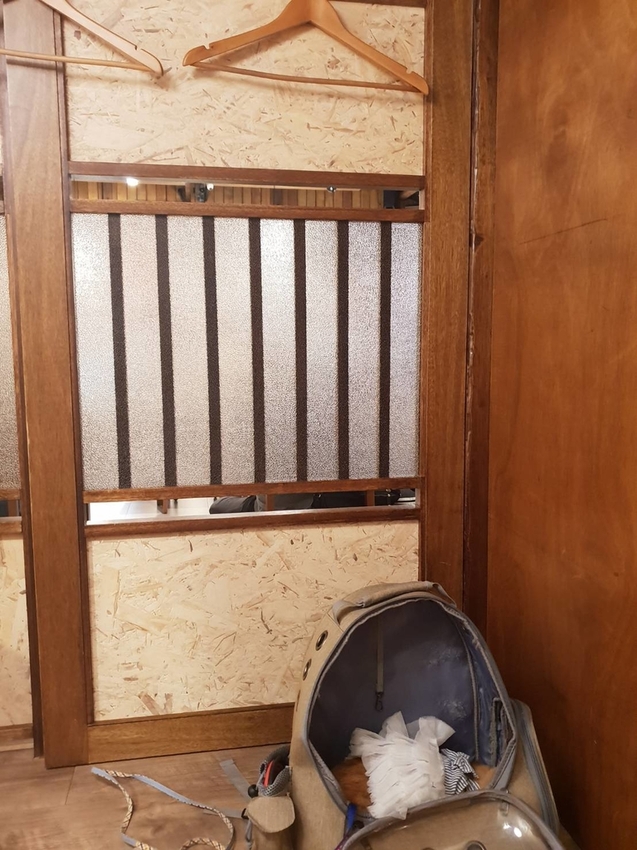 【花蓮.市區】豆和寮日式甜點。寵物友善須裝提籠。推培茶歐蕾+伯爵茶和果子+抹茶提拉米蘇+櫻花水信水餅