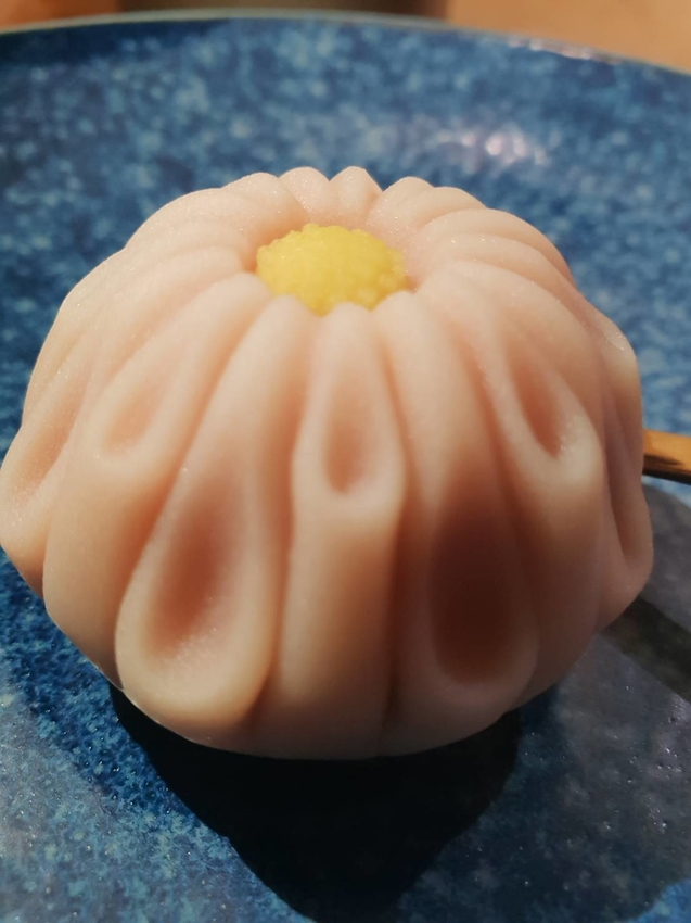 【花蓮.市區】豆和寮日式甜點。寵物友善須裝提籠。推培茶歐蕾+伯爵茶和果子+抹茶提拉米蘇+櫻花水信水餅