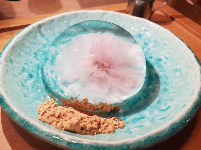 【花蓮.市區】豆和寮日式甜點。寵物友善須裝提籠。推培茶歐蕾+伯爵茶和果子+抹茶提拉米蘇+櫻花水信水餅