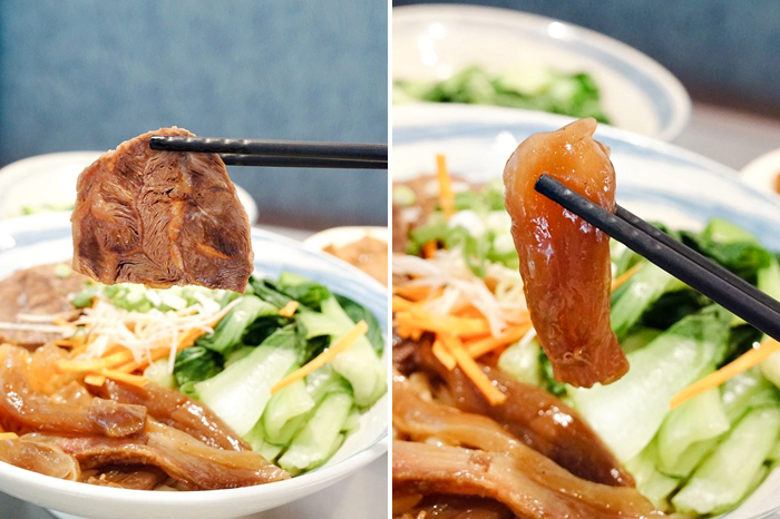 【台北中山區】神仙牛肉麵 必吃份量大又豐富的招牌紅燒(川味)天官四福麵。南京復興站美食