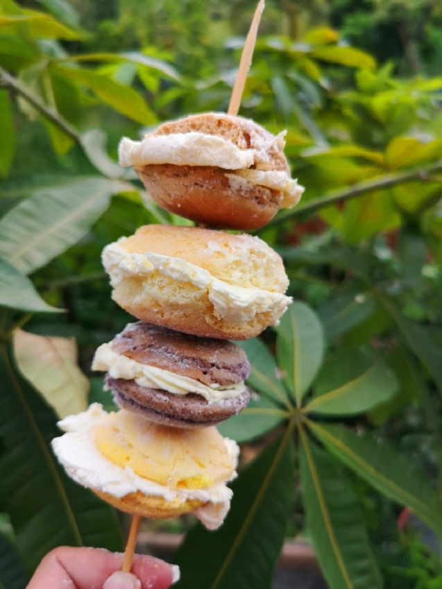 埔里美食_惠豐麵包店│埔里傳統點心店，IG熱門打卡店，彩色台式馬卡龍牆超吸睛。 - 愛伊特candy的分享樂園