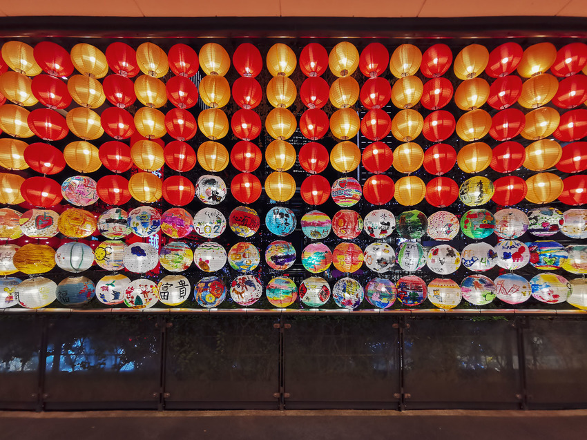 2020新光三越鼠年燈展「心有所鼠」－超大可愛錢鼠與乳酪牆