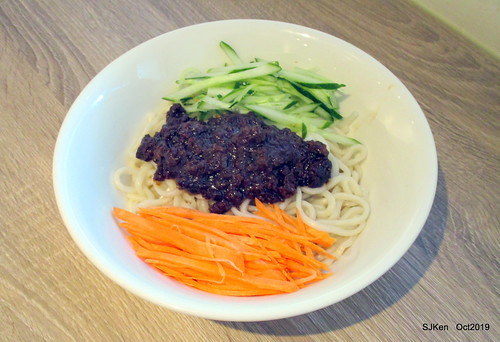 Chinese traditional Spicy noodles shop, Taipei, Taiwan, SJKen, Oct, 2019