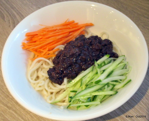 Chinese traditional Spicy noodles shop, Taipei, Taiwan, SJKen, Oct, 2019