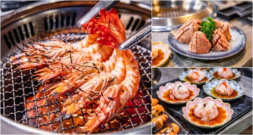 桃園蘆竹燒肉吃到飽！大漠紅頂級和牛海鮮饗宴，松葉蟹干貝、泰國蝦吃到飽。