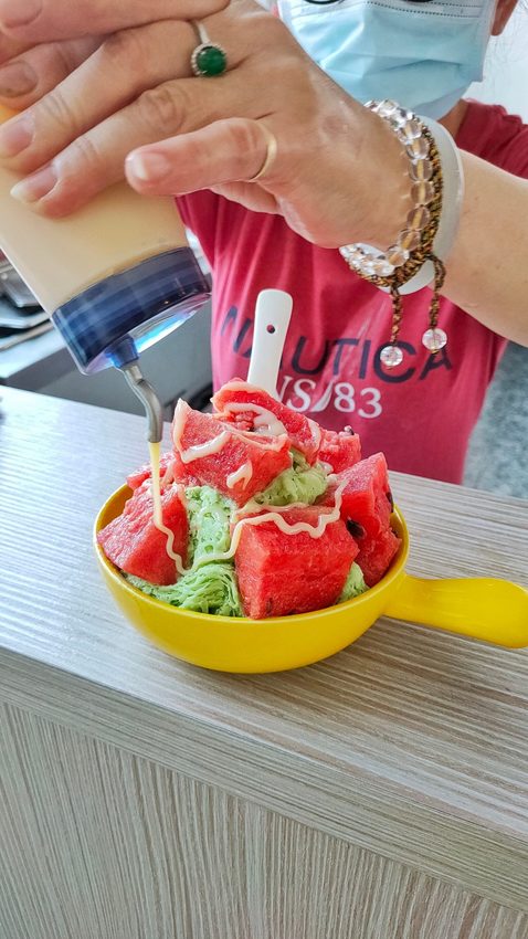 桃園大園美食-花杓豆坊-超漂亮的五彩豆花杯好亮眼，芒果雪糕更是必點招牌 @民宿女王芽月-美食.旅遊.全台趴趴走