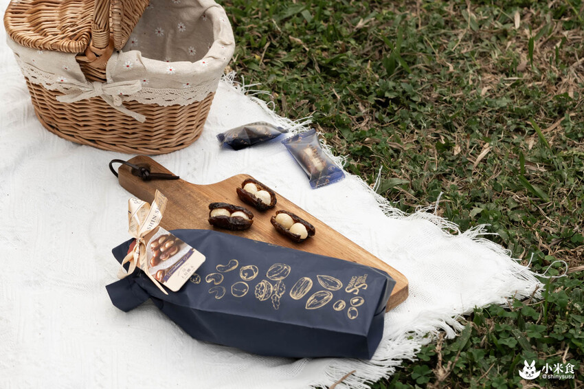 上信饌玉夏威夷豆塔｜花漾春月。不只健康，還豆你開心｜6種口味堅果塔｜台北伴手禮推薦｜健康零食｜母親節禮盒 - 小米食