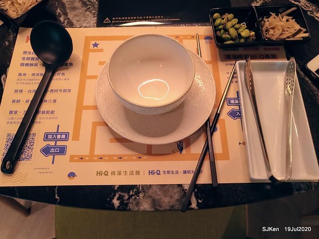 Taiwan seafood hot pot restaurant at Taipei, Taiwan, July 19,2020