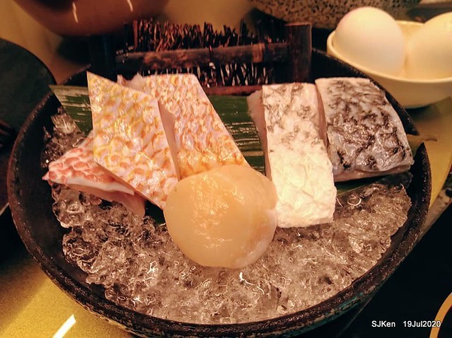 Taiwan seafood hot pot restaurant at Taipei, Taiwan, July 19,2020