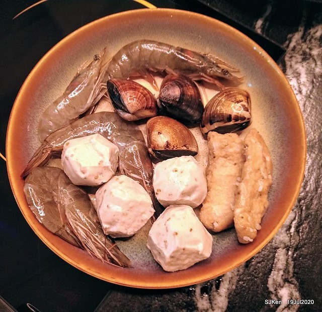 Taiwan seafood hot pot restaurant at Taipei, Taiwan, July 19,2020
