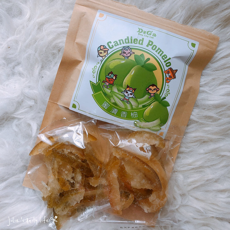 DoGa,DoGa香酥脆椒,伴手禮,台南伴手禮,台南美食,台南零食,團購,團購美食,宅配美食,宅配零食,柚子皮,蒜頭,蜜漬香柚,辣椒,零食,香酥脆椒,香酥蒜粒 @跟著Julie一起走吧