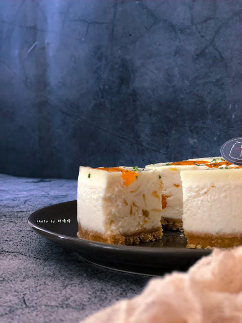 【台中 烏日】迷甜點 Mi Cake Studio🍊限量手做乳酪蛋糕,熱門團購宅配美食,亦可自取,冷凍、室溫都好吃,一吃就上癮的乳酪蛋糕!!