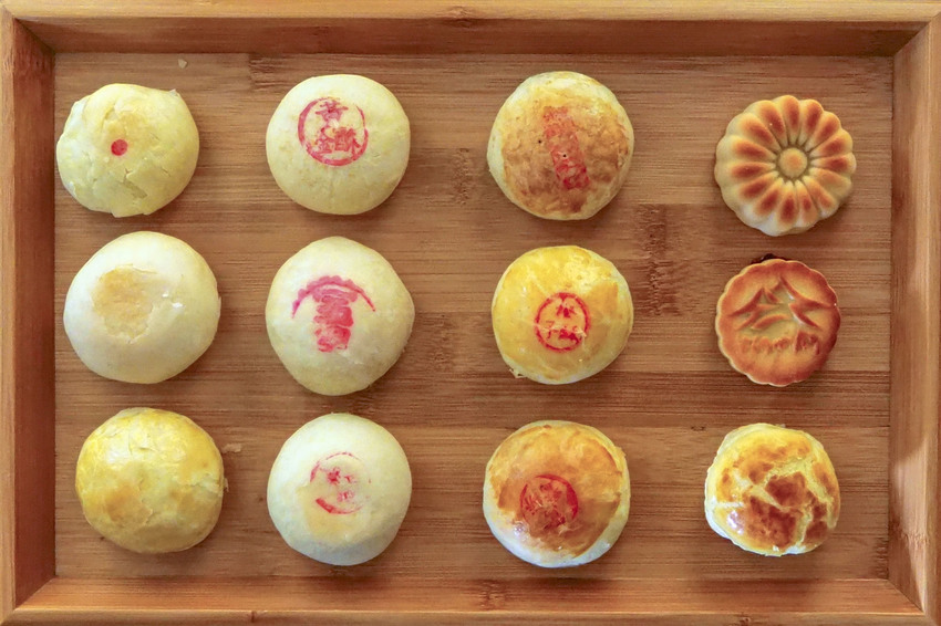 宝泉月餅-12種口味俯視圖