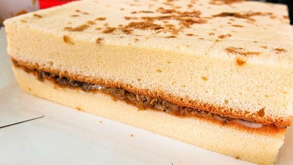 ▲宝泉鹹蛋糕~特製滷肉、新鮮筍子及香菇