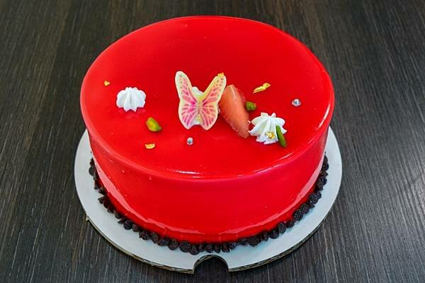 ▲宝泉2022母親節蛋糕~摯愛7吋(紅心芭樂蛋糕)