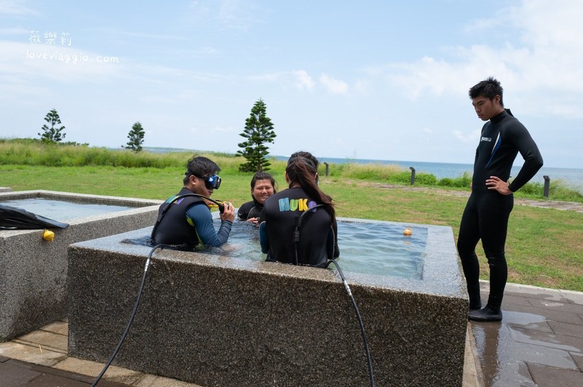 HUKA,PIDC 澎湖國際潛水中心,潛水教學,潛水課程,澎湖景點,澎湖潛水,美人魚裝,體驗潛水 @薇樂莉 Love Viaggio | 旅行.生活.攝影