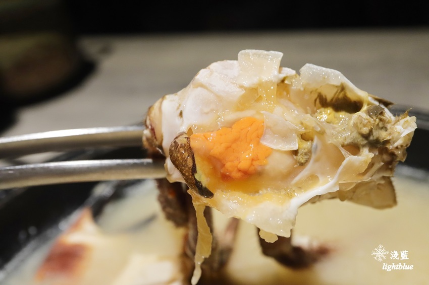 新竹美食:淺藍 × 山上走走~二訪超高cp值日式無菜單海鮮鍋物,螃蟹正肥美
