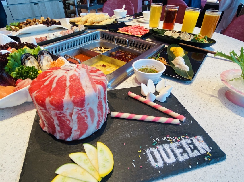 粉紅控看過來!新加坡時尚網美火鍋,粉紅夢幻泡泡爆棚的美滋鍋/網美餐廳/信義區美食/台北火鍋推薦