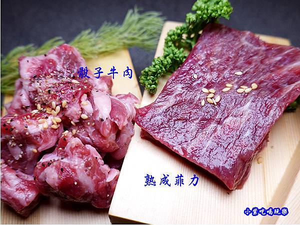 骰子牛、熟成牛菲力-火之舞和牛燒烤吃到飽桃園店.jpg