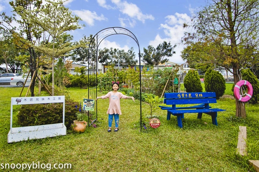 【台中親子景點】后里景點｜木匠兄妹木工房～木工手作體驗，木製玩具、遮陽沙坑、美拍打卡裝置，台中親子一日遊