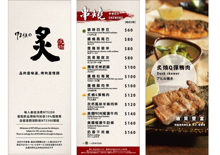 【嘉義宵夜】這間居酒屋好狂，平日推出串燒半價！還有調酒飲品喝到飽：72候の炙燒物 - 熱血玩台南。跳躍新世界