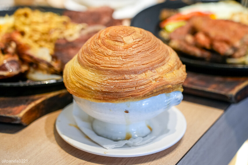 宜蘭羅東｜天牛私廚牛排，羅東車站附近大份量原塊牛排，只要320元就附螺旋酥皮濃湯和甜點