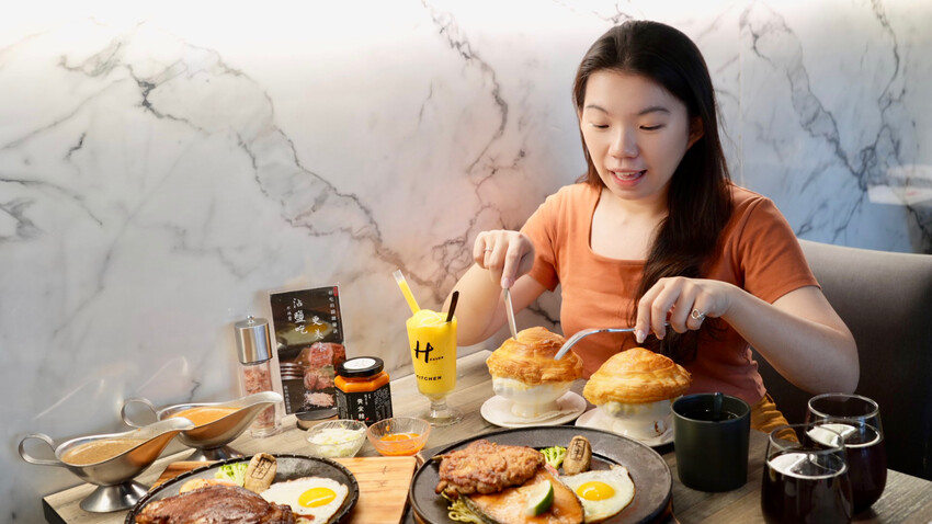 [宜蘭] 天牛私廚牛排｜羅東排隊美食！浮誇系大塊原肉牛排必吃！免費超強螺旋酥皮濃湯！