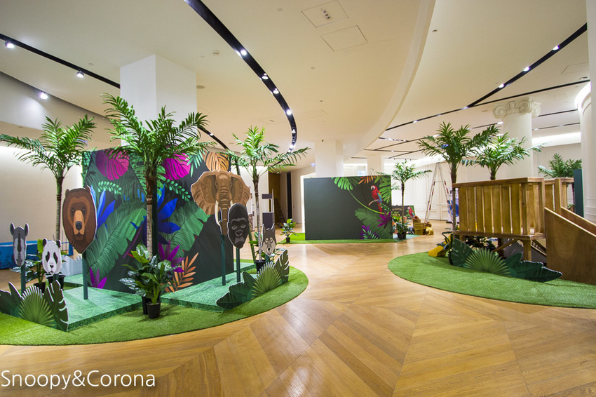 【台北活動】信義區最新美拍打卡景點｜BELLAVITA寶麗廣場10周年慶｜熱帶叢林小市集～小島溜滑梯 x 無人島球池 x 巨嘴鳥盪鞦韆，網美和親子一起來探險