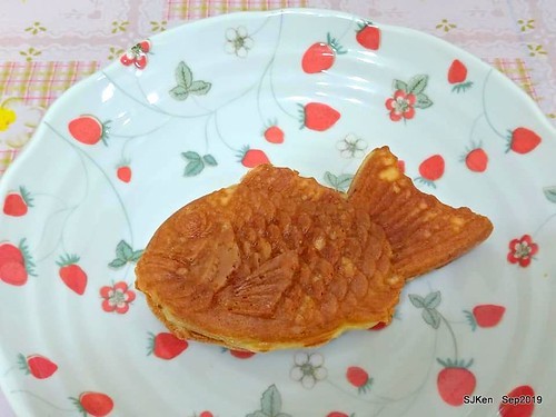 明川家鯛魚燒  Japanese fish-shape cake, Taiyaki booth at food market , Globalball mall department store , Taipei, Taiwan, SJKen, Sep 2, 2019