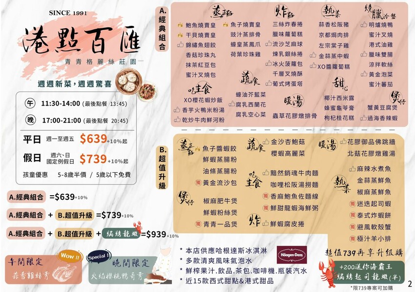 桃園吃到飽-超過數十道餐點通通都能無限續點，可愛的機器人幫你送餐!