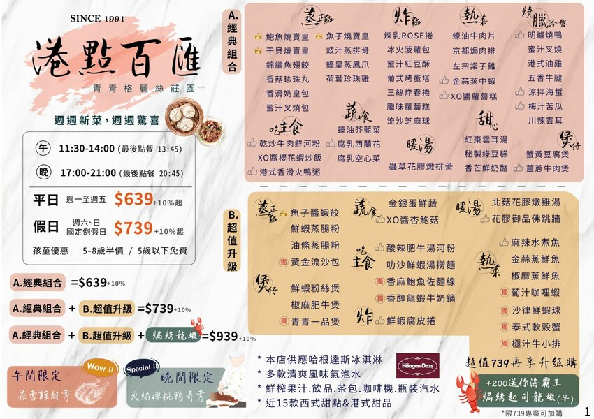 桃園吃到飽-超過數十道餐點通通都能無限續點，可愛的機器人幫你送餐!