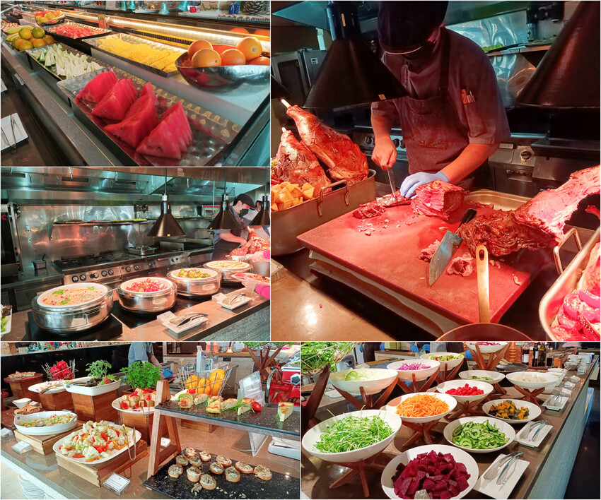 桃園吃到飽-超過數十道餐點通通都能無限續點，可愛的機器人幫你送餐!