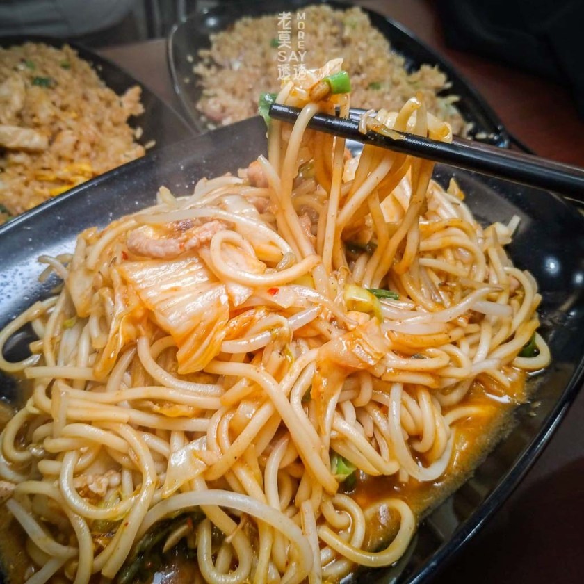 韓式泡菜炒麵 豬肉