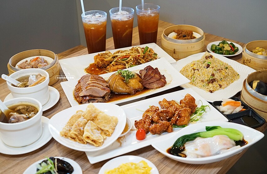 台中港式飲茶吃這家!!少見經典蒸籠手推車,必點燒臘三拼,還有上百道港式餐點,平價又美味!