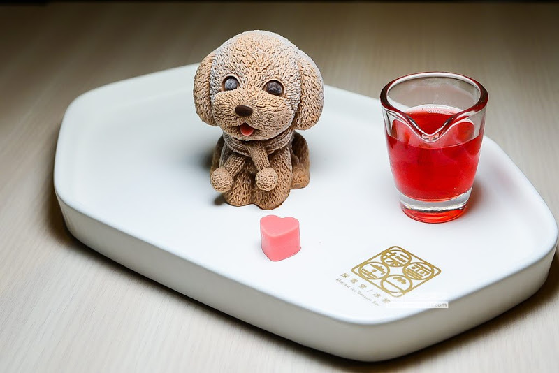 採雪堂冰物-可愛破表的巧克力慕斯狗狗,行天宮雪花冰冰品